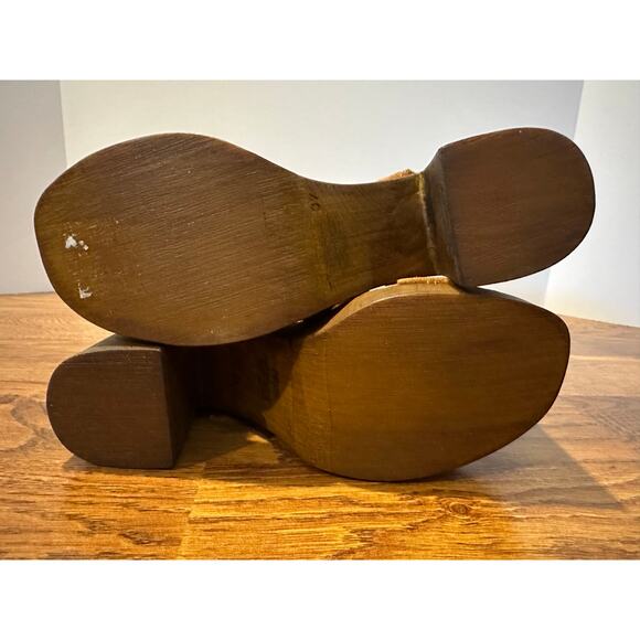 Steve Madden Women’s Rydley Leather Platform Sandals – Cognac – Size 7 – NWT - Picture 7 of 10